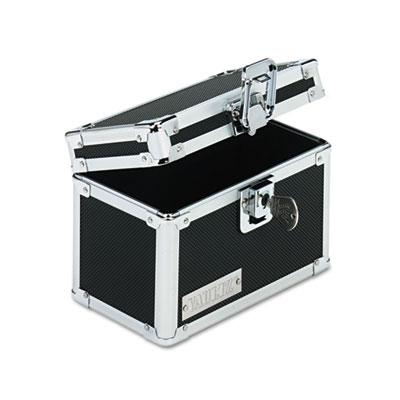 View larger image of Vaultz Locking Index Card File with Flip Top Holds 350 3 x 5 Cards, Black