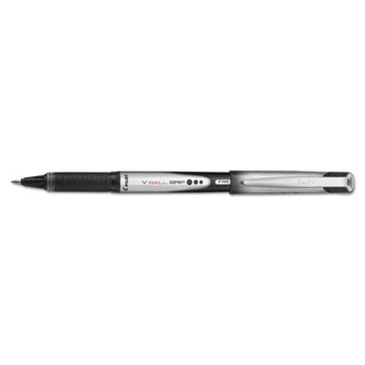 View larger image of VBall Grip Liquid Ink Stick Roller Ball Pen, 0.7mm, Black Ink, Black/Silver Barrel, Dozen
