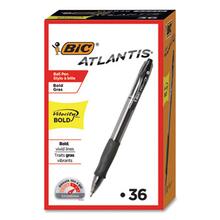 GLIDE Bold Ballpoint Pen Value Pack, Retractable, Bold 1.6 mm, Black Ink, Smoke Barrel, 36/Pack