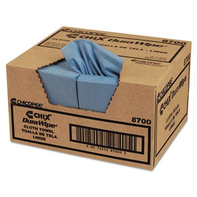 View larger image of VeraClean Critical Cleaning Wipes, Smooth Texture, 1/4 Fold, 1-Ply, 12 x 13, Unscented, Blue, 400/Carton
