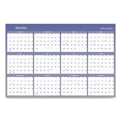 View larger image of Vertical/Horizontal Erasable Quarterly/Monthly Wall Planner, 32 x 48, 12-Month (Jan-Dec): 2023