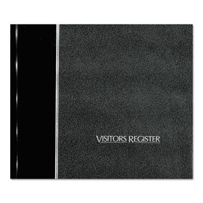 View larger image of Visitor Register Book, Black Hardcover, 128 Pages, 8 1/2 x 9 7/8
