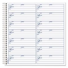 Voice Mail Message Book, One-Part (No Copies), 4 x 1.14, 14 Forms/Sheet, 1,400 Forms Total