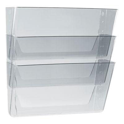 View larger image of Wall File, Legal 16 x 14, Three Pocket, Clear