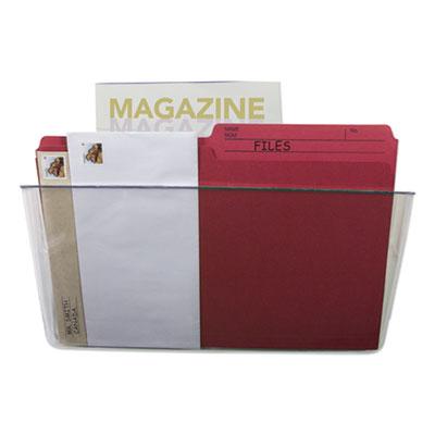 View larger image of Wall File, Letter, 13 x 7, Single Pocket, Clear
