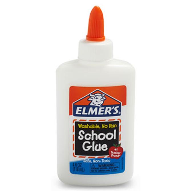 Washable School Glue, 4 oz, Dries Clear - Supply Box