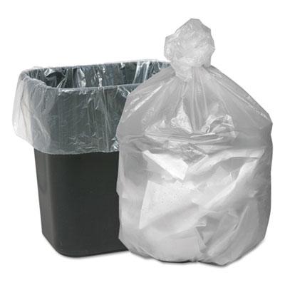 View larger image of Waste Can Liners, 10 gal, 6 mic, 24" x 24", Natural, 50 Bags/Roll, 20 Rolls/Carton
