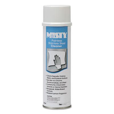 View larger image of Water-Based Stainless Steel Cleaner, Lemon Scent, 18oz Aerosol, 12/Carton