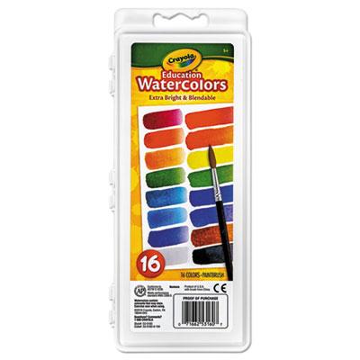 View larger image of Watercolors, 16 Assorted Colors
