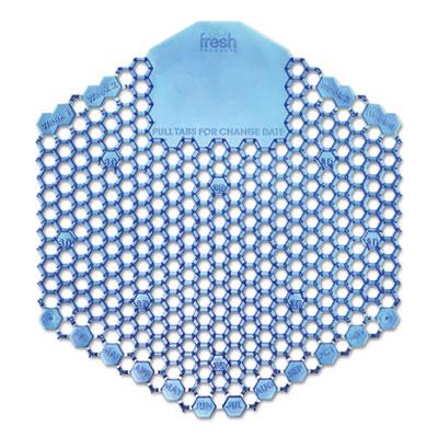 View larger image of Wave 3D Urinal Deodorizer Screen, Blue, Cotton Blossom, 10/Box, 60 Screens/Ct
