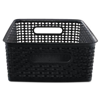 View larger image of Weave Bins, 14.25 x 10.25 x 4.75, Black, 2/Pack