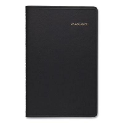 View larger image of Weekly Block Format Appointment Book Ruled for Hourly Appointments, 8.5 x 5.5, Smooth Black Cover, 12-Month(Jan to Dec): 2023