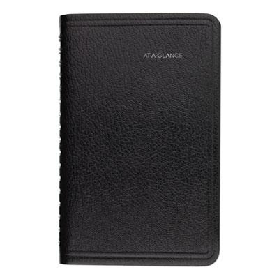 View larger image of DayMinder Weekly Pocket Appointment Book with Telephone/Address Section, 6 x 3.5, Black Cover, 12-Month (Jan to Dec): 2024