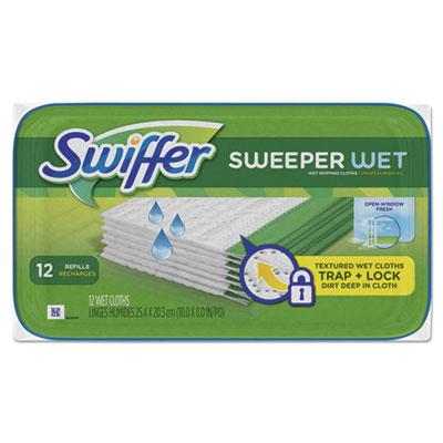 View larger image of Wet Refill Cloths, Open Window Fresh, Cloth, White, 8 x 10, 12/Tub