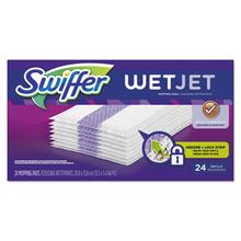 WetJet System Refill Cloths, 11.3" x 5.4", White, 24/Box