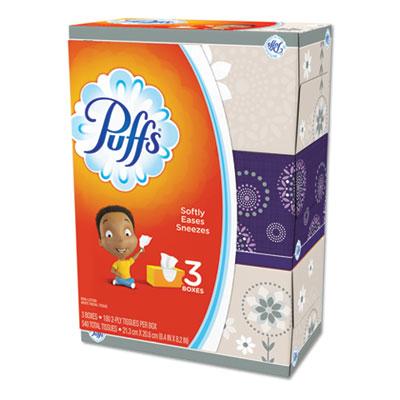 View larger image of White Facial Tissue, 2-Ply, White, 180 Sheets/Box, 3 Boxes/Pack, 8 Packs/Carton