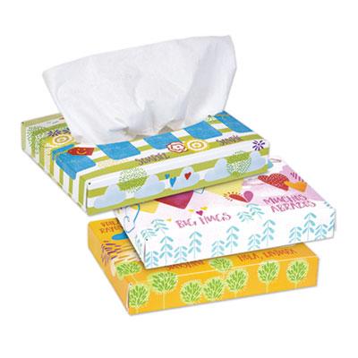 View larger image of White Facial Tissue Junior Pack, 2-Ply, 48 Sheets/Box, 64 Boxes/Carton