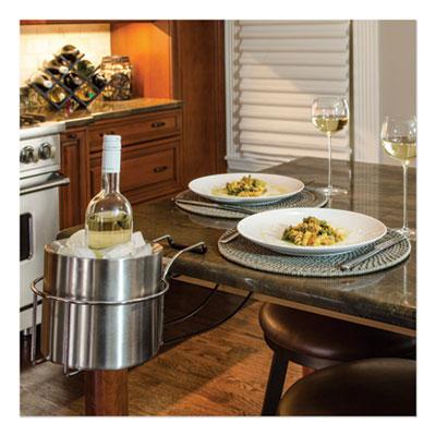View larger image of Wine By Your Side, Steel Frame/Red Wine Adapter/Ice Bucket, 161.06 cu in, Stainless Steel