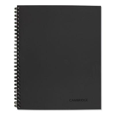 View larger image of Wirebound Guided Meeting Notes Notebook, 1-Subject, Meeting-Minutes/Notes Format, Dark Gray Cover, (80) 11 x 8.25 Sheets