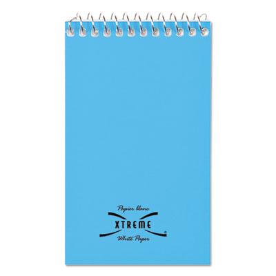 View larger image of Paper Blanc Xtreme White Wirebound Memo Pads, Narrow Rule, Randomly Assorted Cover Colors, 60 White 3 X 5 Sheets