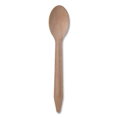 View larger image of Wood Cutlery, Spoon, Natural, 500/Carton