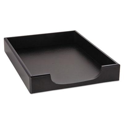 View larger image of Wood Tones Desk Tray, 1 Section, Letter Size Files, 8.5" x 11", Black
