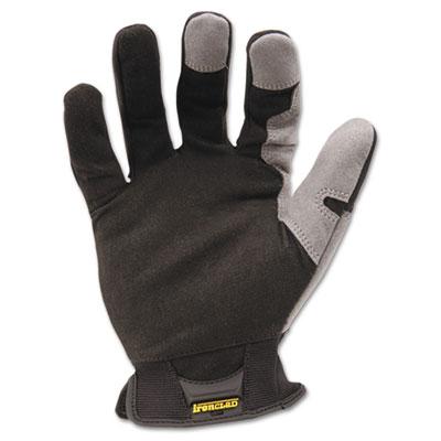 View larger image of Workforce Glove, Large, Gray/black, Pair