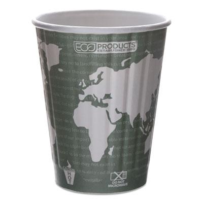 View larger image of World Art Renewable and Compostable Insulated Hot Cups, PLA, 12 oz, 40/Packs, 15 Packs/Carton