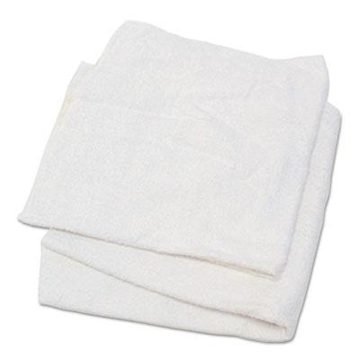 View larger image of Woven Terry Rags, White, 15 x 17, 25 lb/Carton