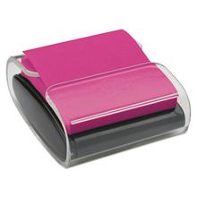 Wrap Dispenser, For 3 x 3 Pads, Black/Clear, Includes 45-Sheet Color Varies Pop-up Super Sticky Pad