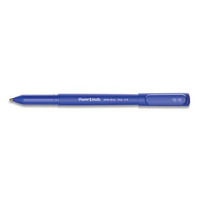 View larger image of Write Bros. Ballpoint Pen, Fine 0.8 mm, Blue Ink/Barrel, Dozen