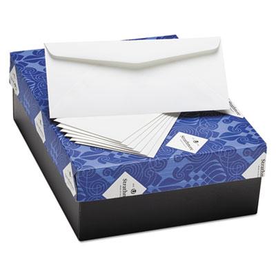 View larger image of 25% Cotton Business Envelopes, #10, Bankers Flap, Gummed Closure, 4.13 x 9.5, Natural White, Wove Finish, 500/Box