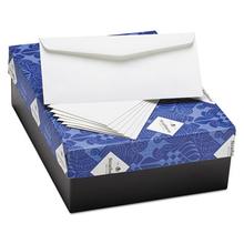 25% Cotton Business Envelopes, #10, Bankers Flap, Gummed Closure, 4.13 x 9.5, Natural White, Wove Finish, 500/Box