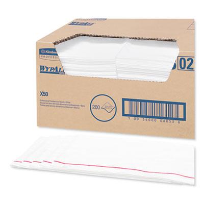 View larger image of X50 Foodservice Towels, 1/4 Fold, 23.5 x 12.5, White, 200/Carton