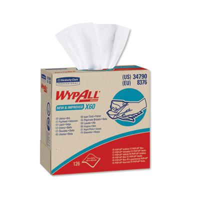 View larger image of General Clean X60 Cloths, POP-UP Box, 8.34 x 16.8, White, 118/Box, 10 Boxes/Carton
