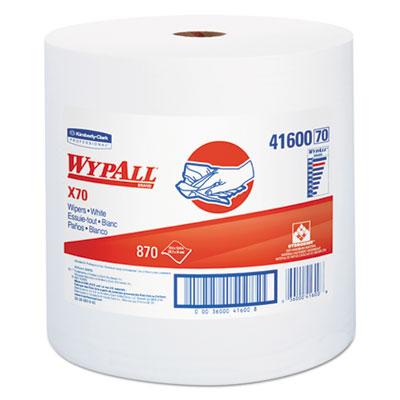 View larger image of X70 Cloths, Jumbo Roll, Perf., 12.4 x 12.2, White, 870 Towels/Roll