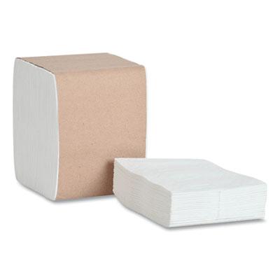 View larger image of Xpressnap Fit Interfold Dispenser Napkins, 1-Ply, 6.5 x 8.39, White, 240/Pack, 36 Packs/Carton