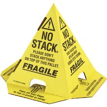 Yellow with Black Print Pallet Cones - English, French & Spanish