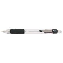Z-Grip Mechanical Pencil, 0.7 mm, HB (#2), Black Lead, Clear/Black Barrel, 24/Pack