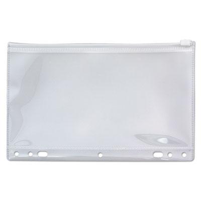 View larger image of Zip-All Ring Binder Pocket, 6 x 9.5, Clear