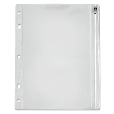 View larger image of Zippered Ring Binder Pocket, 10.5 x 8, Clear