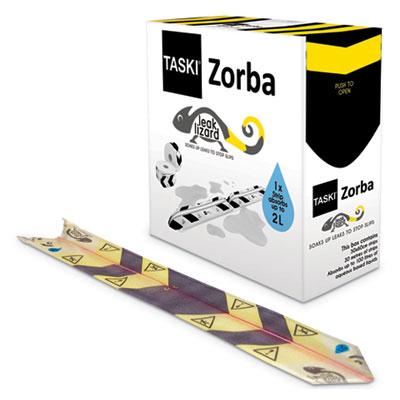 View larger image of Zorba Absorbent Control Strips, 0.5 gal, 1" x 100 ft, 50 Strips/Box